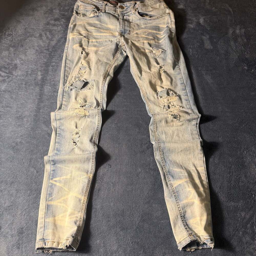 ARKETYPE Distressed Skinny Jeans